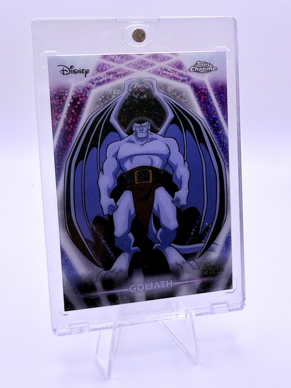 2026 Topps Neon Disney Goliath Purple Refractor /10 #CNE-134 Gargoyles