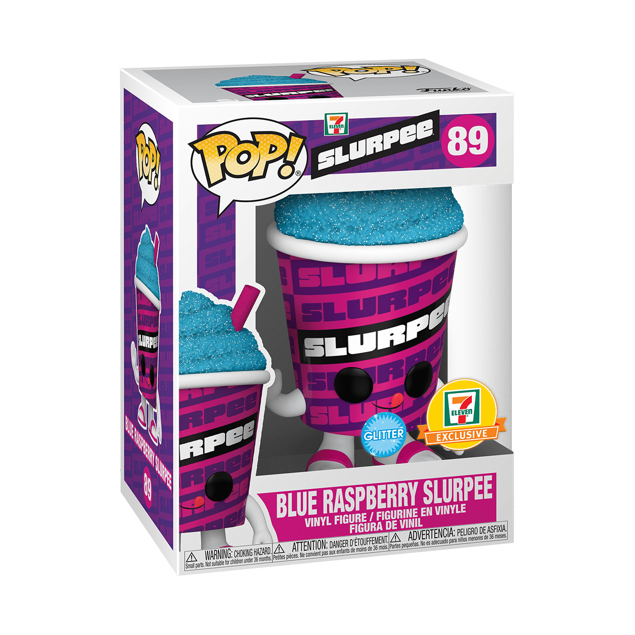 Funko POP! Ad Icons Blue Raspberry Slurpee Glitter #89 7-Eleven Exclusive