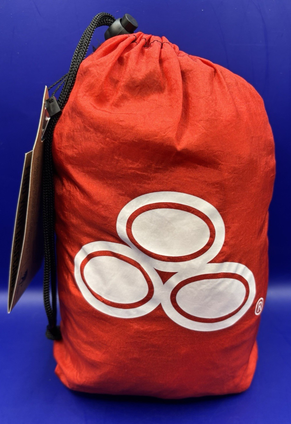 State Farm Logo Red 210T Nylon/Polyester Basecamp Hammock w/ Pouch – New w/ Tag