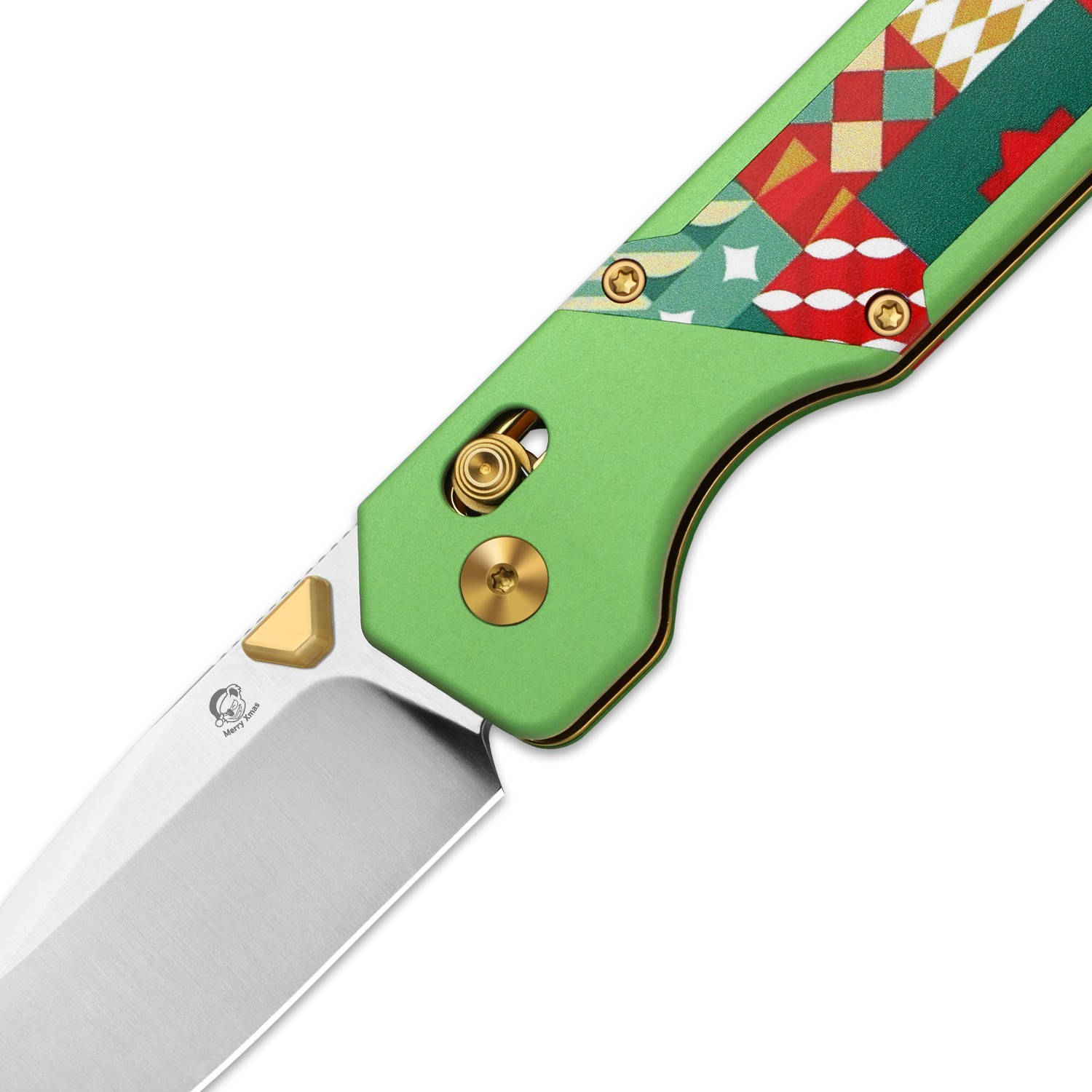 Kizer Militaw Christmas Folding Knife S45VN Blade Aluminum &G10 Handle Ki3634MC1