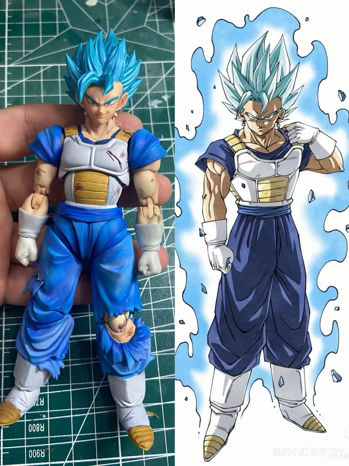 Private custom-made SHF combat suit Vegito