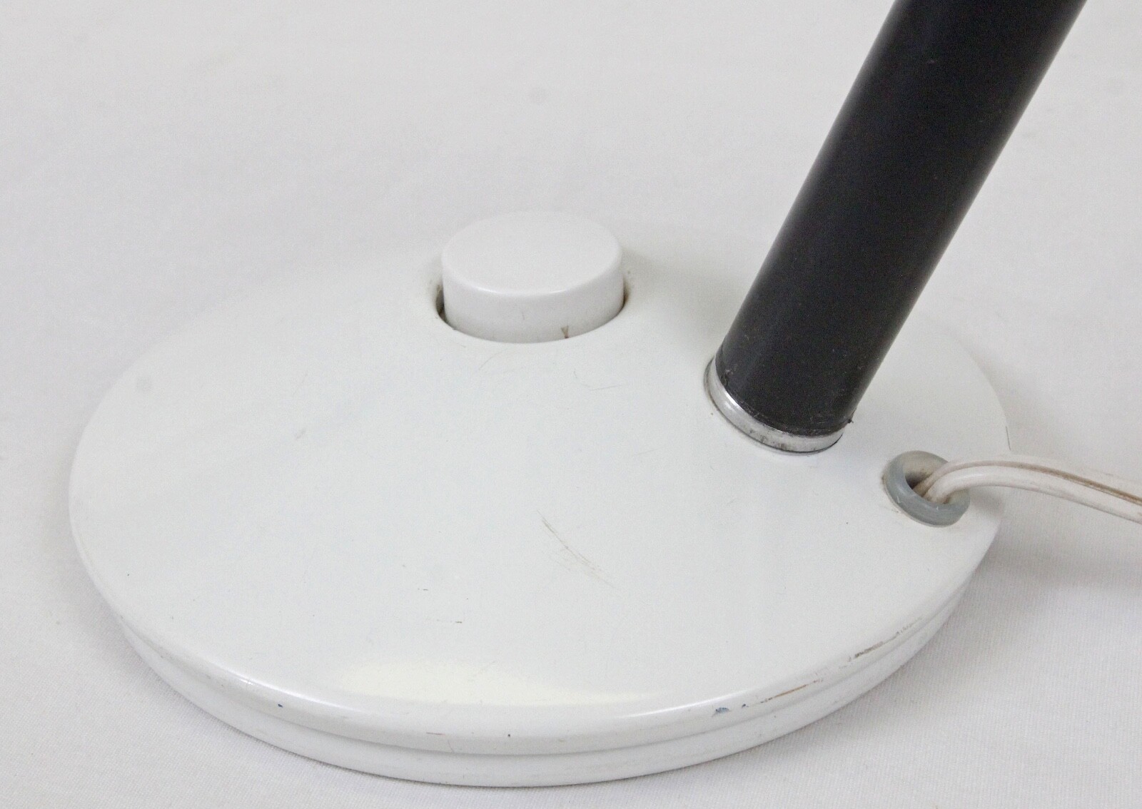 Jac Jacobsen Luxo Vintage White Desk Table Lamp D11 L11 Mid Century Modern