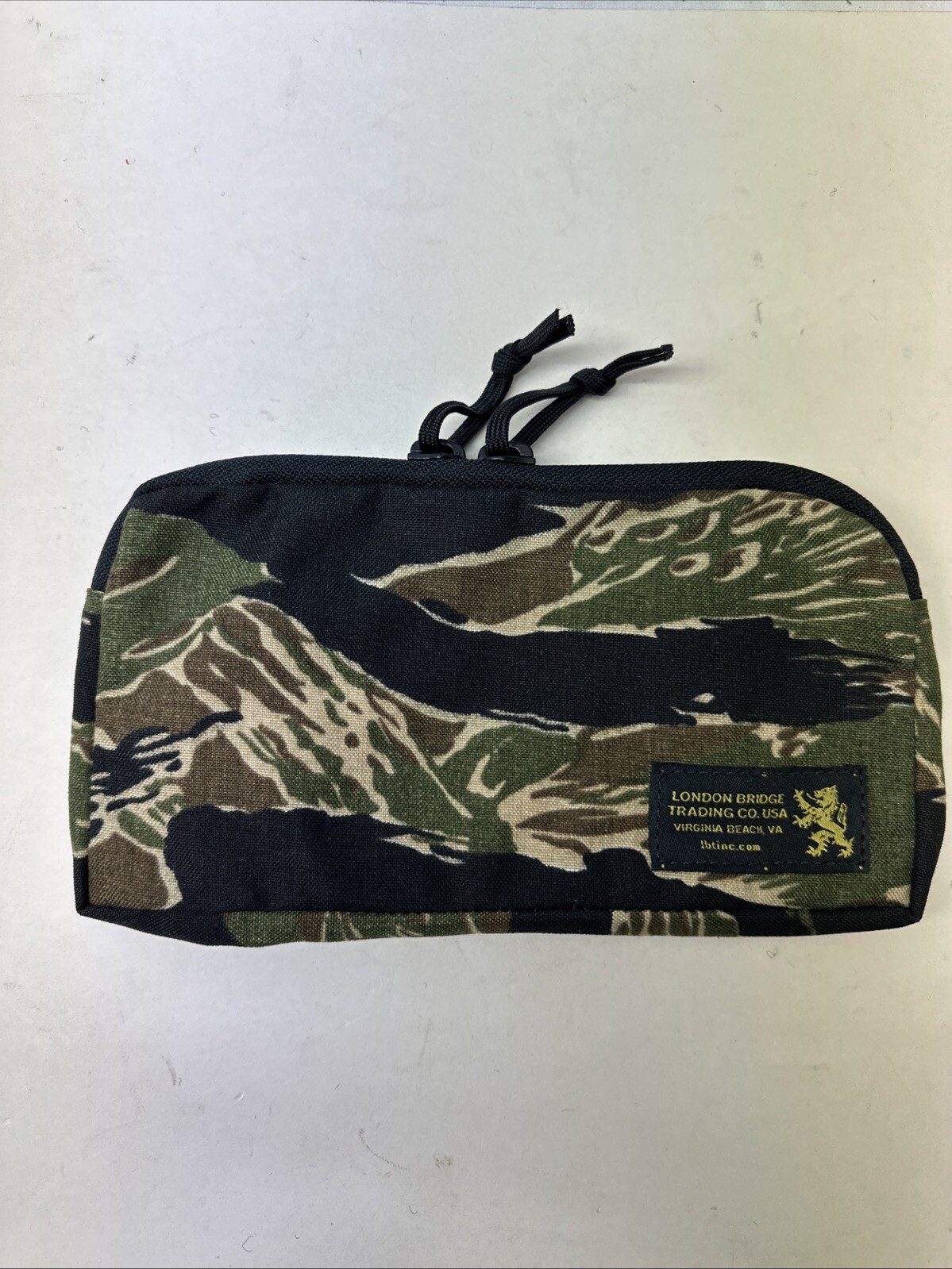 London Bridge LBT 8033A Slim Utility Pouch Vietnam Tiger Stripe Green MOLLE VS17
