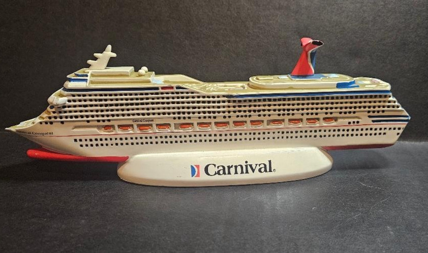 Carnival CONQUEST Cruise Ship Model Replica *See photos/description*