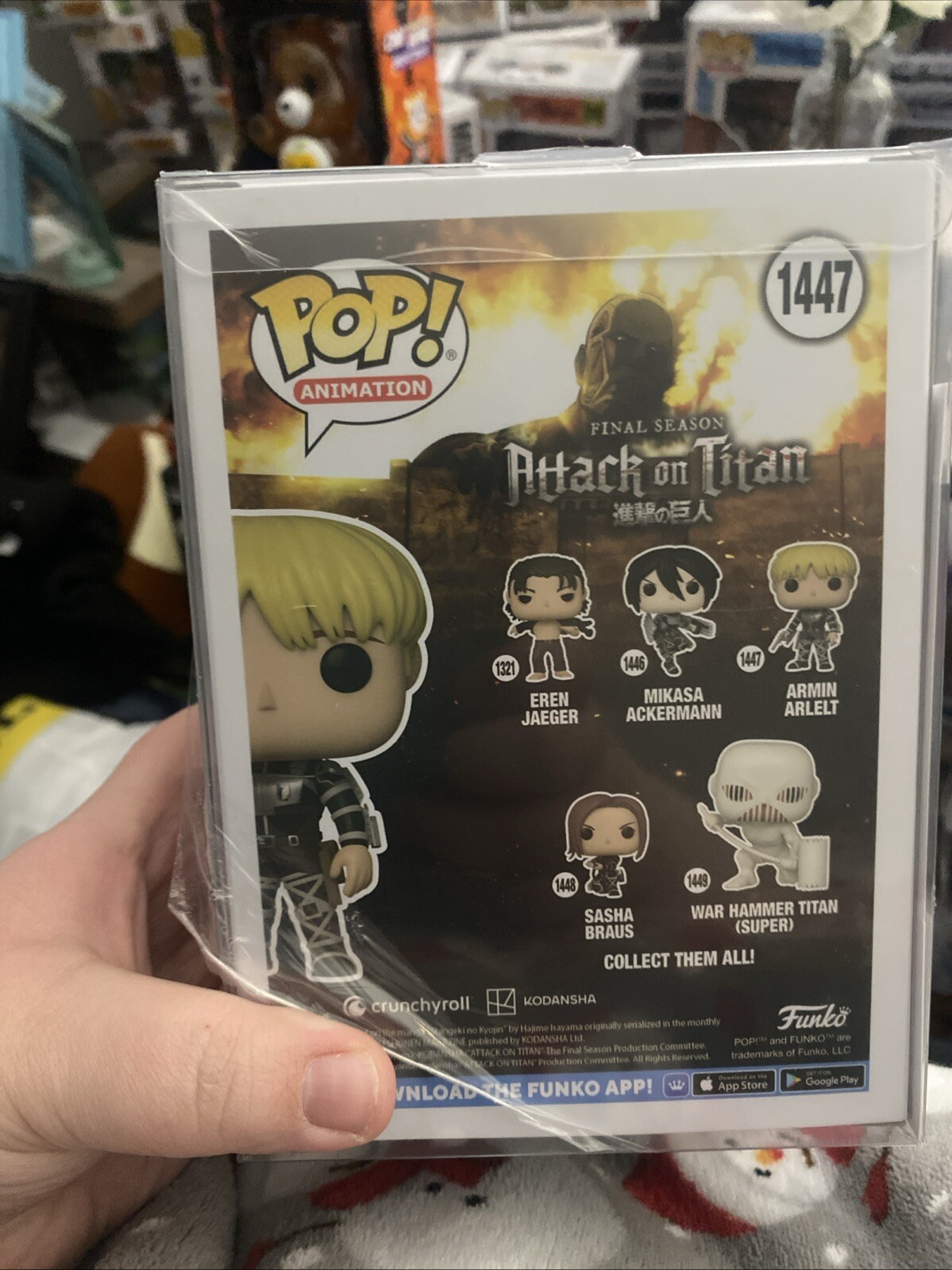 Funko Pop! Vinyl: Attack on Titan – Armin Arlelt #1447