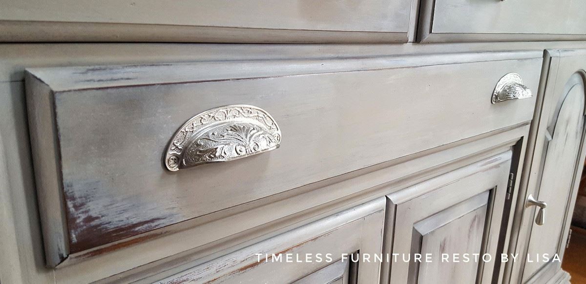 2-1/2″ Baroque Style Cup Pull Brushed Nickel