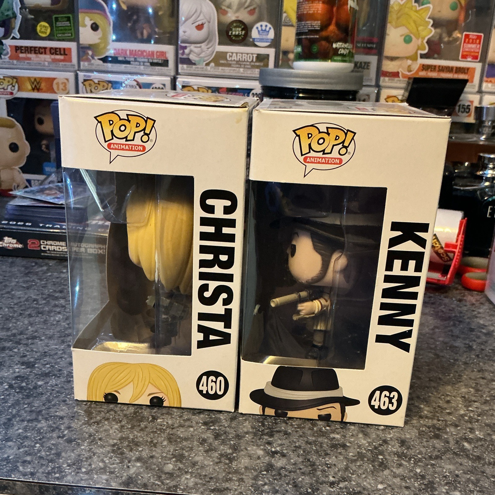 Funko Pop! Animation Attack on Titan Christa #460 Kenny #463 Vinyl Figures
