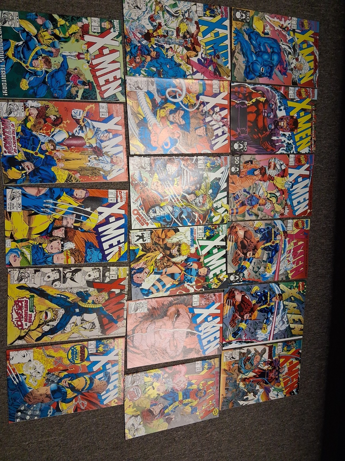 X-Men Set 1 2 3 4 5 6 7 8 9 10 11 12 13 1st Appearance Omega Red Jim Lee A B C D