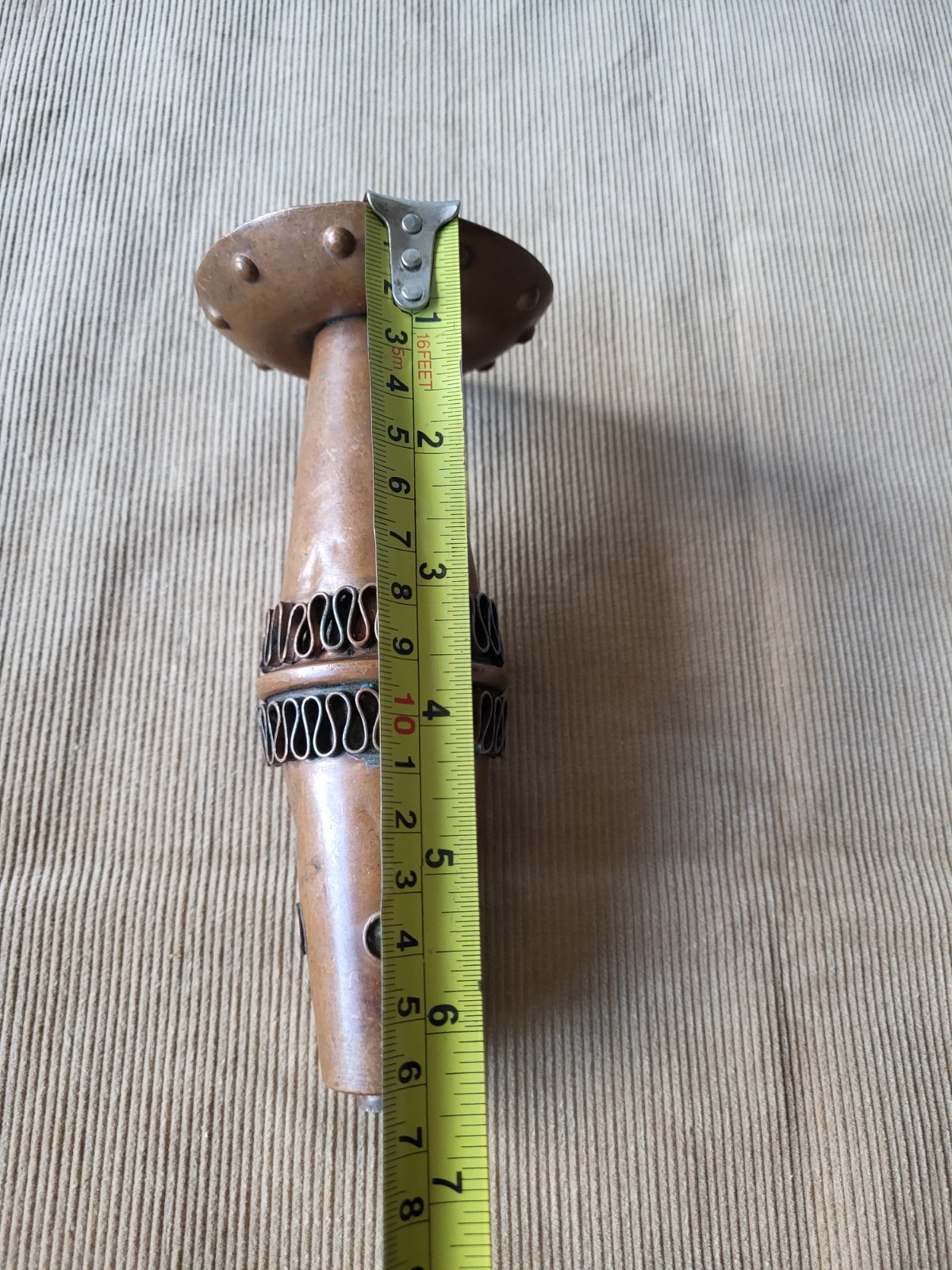 Steampunk Copper Industrial Nozzle / Decorative Object / Art Nouveau design