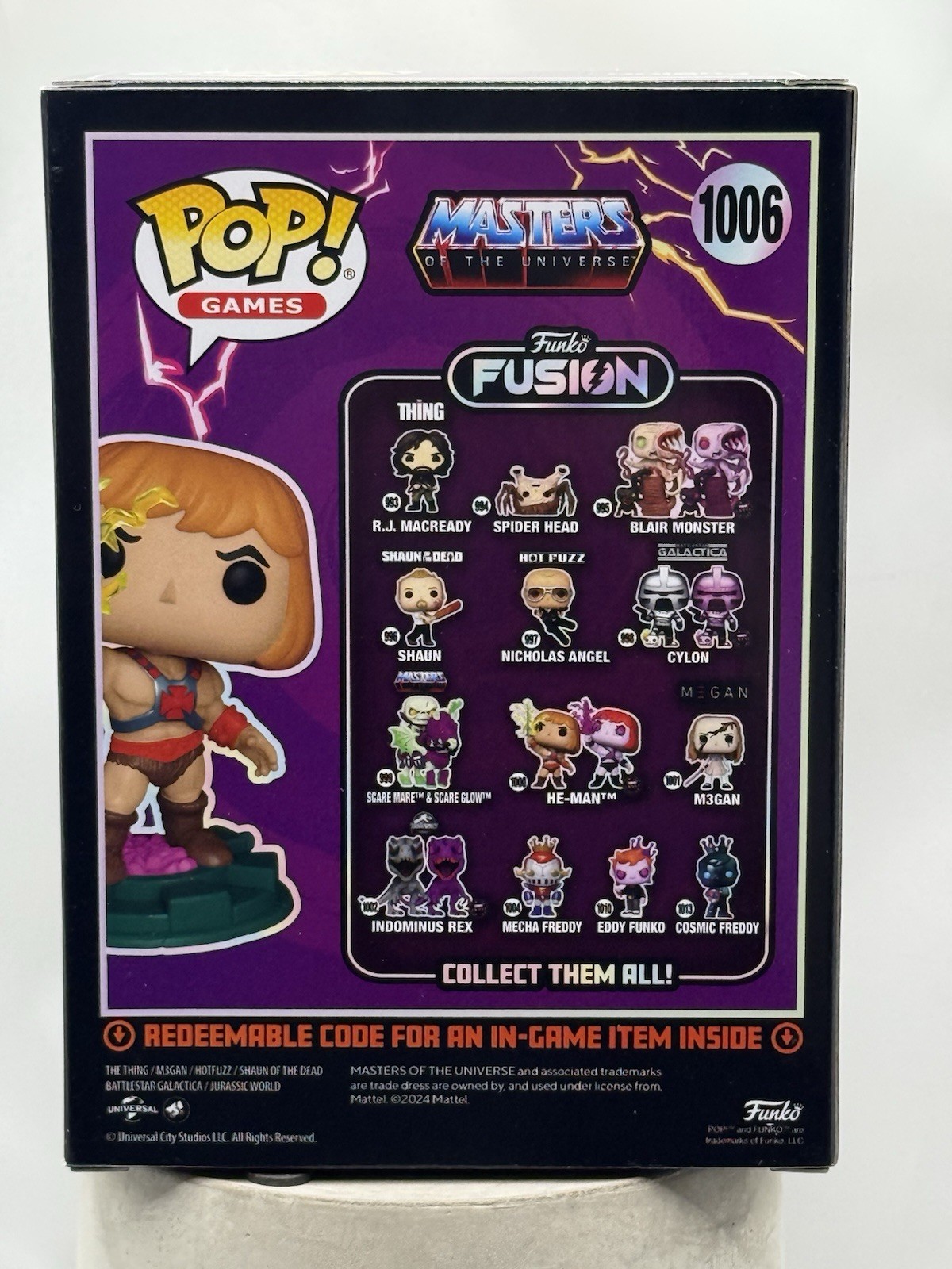 Funko Pop Games Fusion #1006 Masters of the Universe He-Man Vinyl Figure