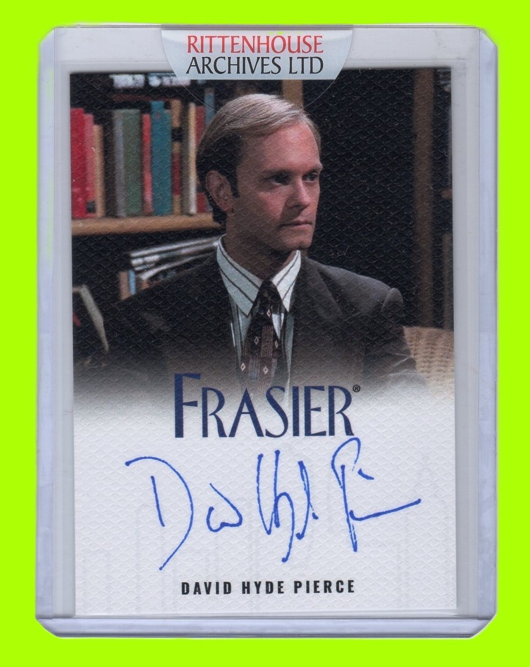 Frasier Premiere Edition Incentive Autograph David Hyde Pierce as Dr Niles Crane
