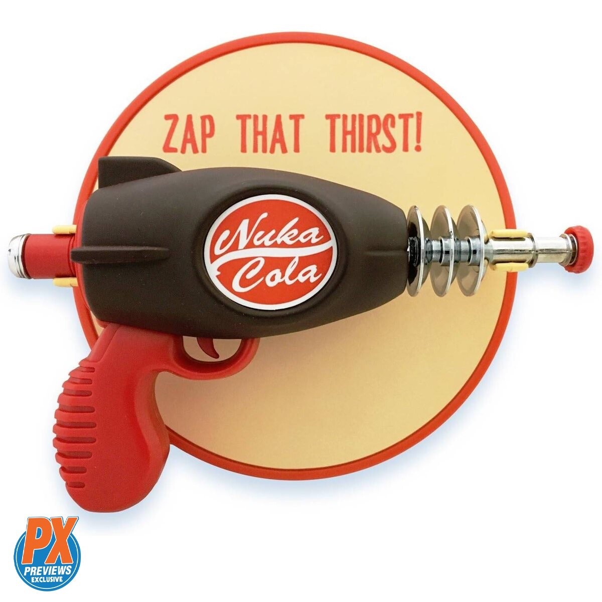 FALLOUT • PX Excl • NUKA COLA: Tin Tote + Blaster Set • Fanwraps • Ships Free
