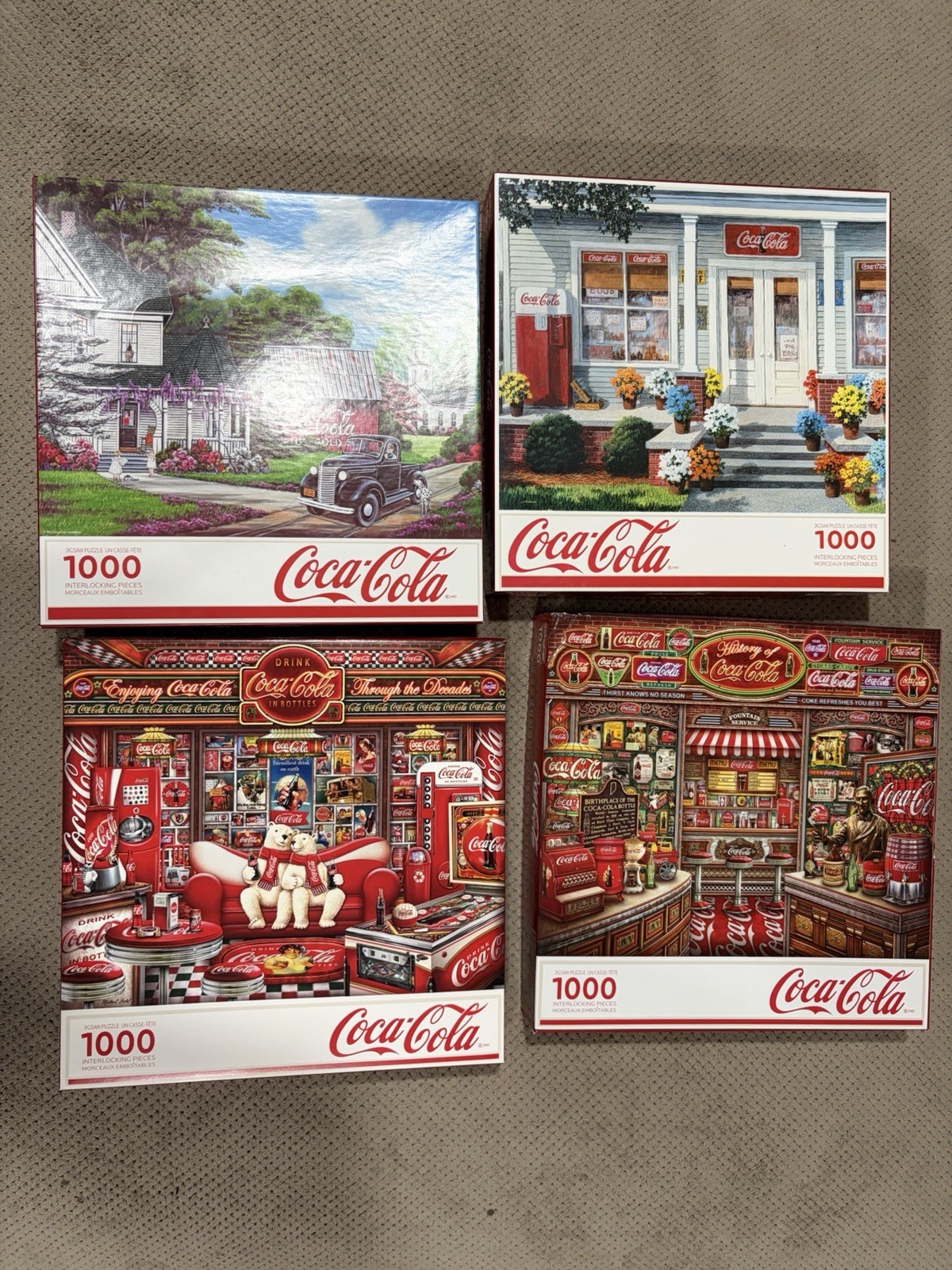Coca Cola Jigsaw Puzzle 1000 Piece Set