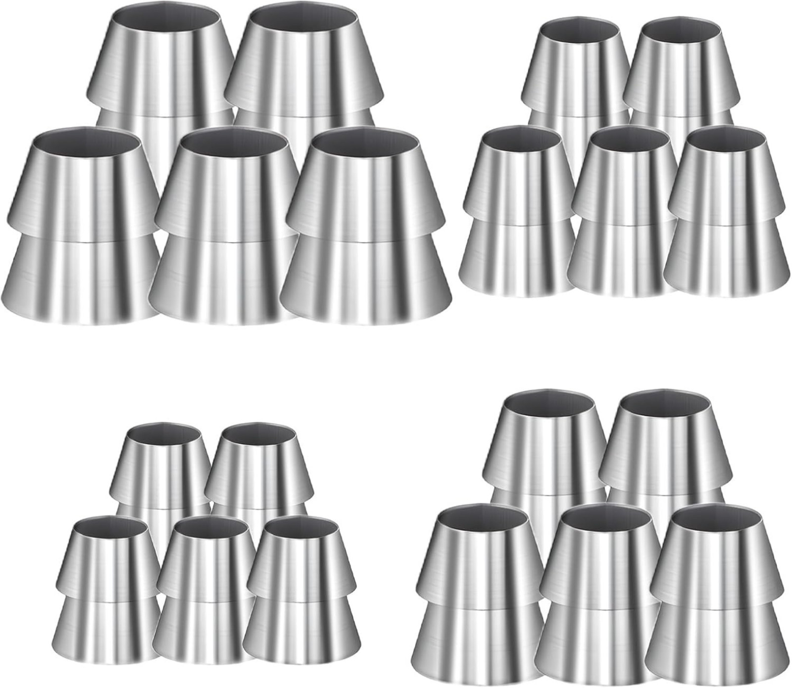 20PCS Axe Handle Wedges Metal Round Safety Wedges for Axe Hammer Repair