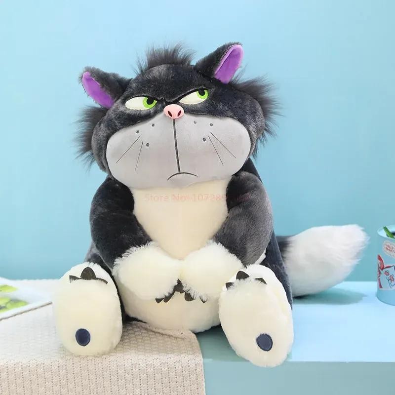 30cm Lucifer Cat Plush Toy Cute Stuffed Animal Doll Kids Gift Collectible