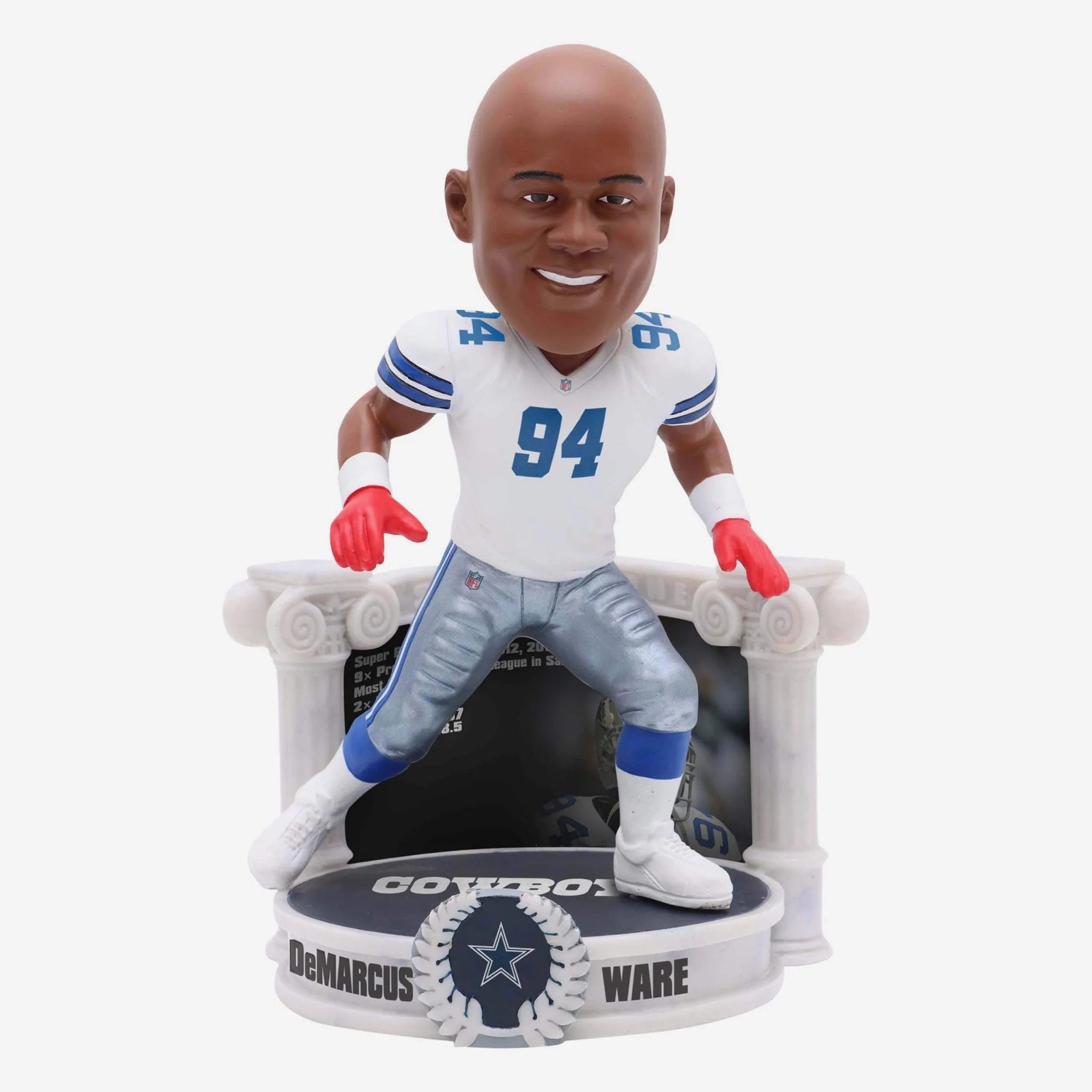DeMarcus Ware Dallas Cowboys Career Retrospective Bobblehead NFL Football