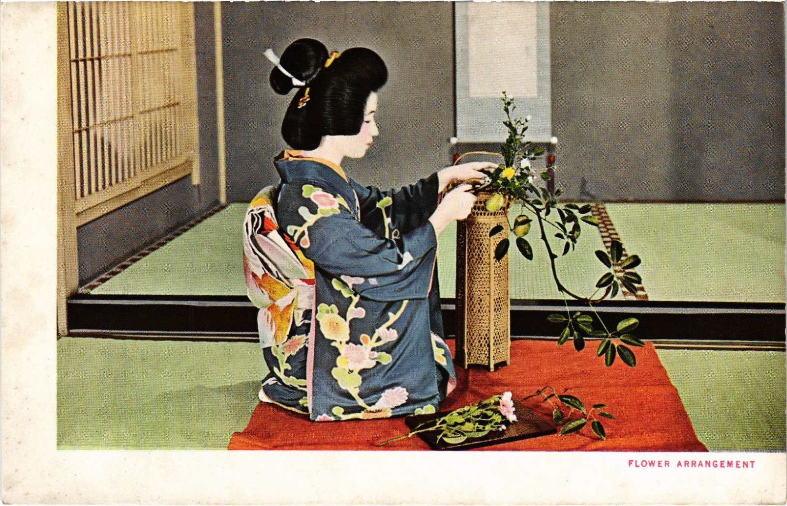 PC JAPAN FLOWER ARRANGEMENT IKEBANA (a86380)