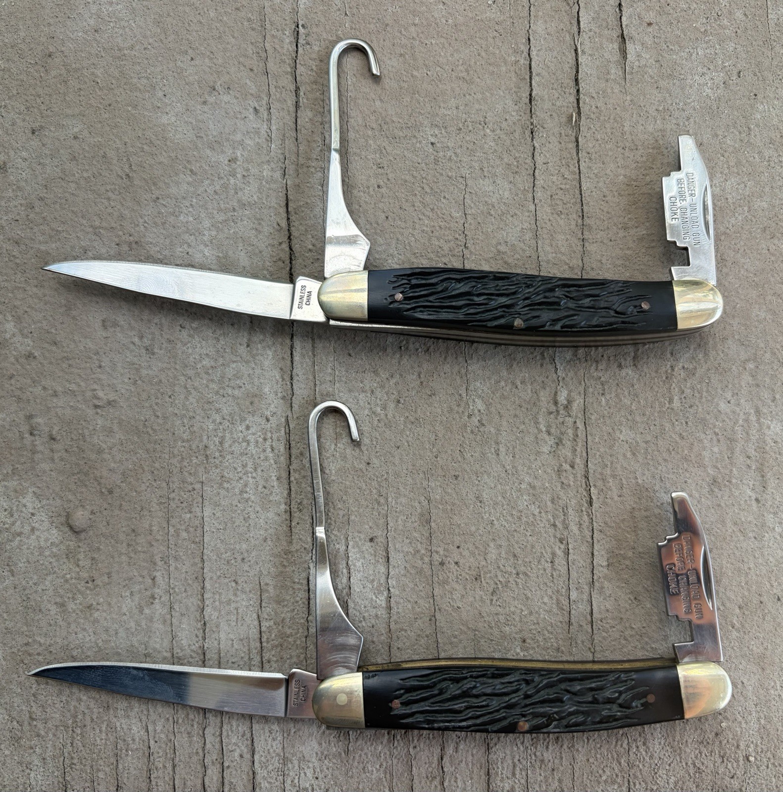 REMINGTON SERIES UPLAND/WATERFOWL FOLDING KNIFE 3.75″, BLACK DELRIN, EXCELLENT!