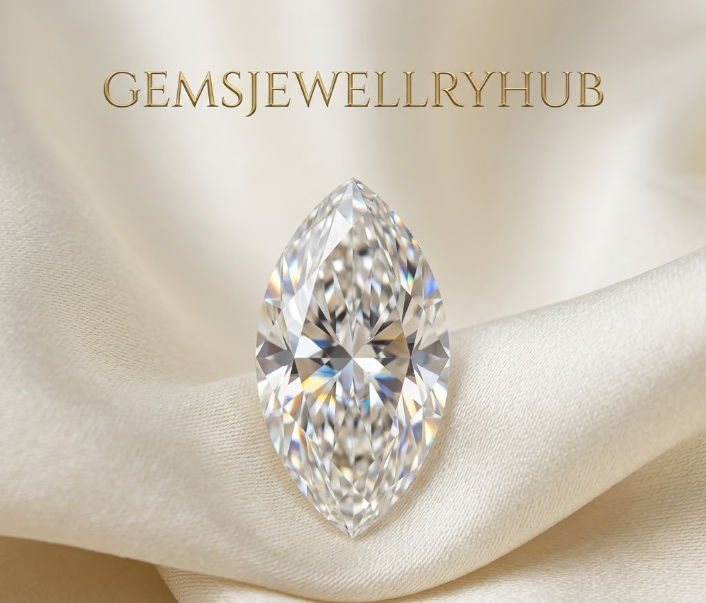 Top Quality 1 Ct Lab Grown Diamond White Marquise Cut D Grade VVS1