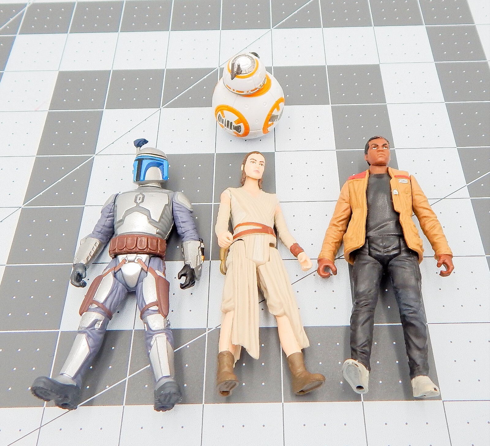 Star Wars The Force Awakens Action Figure Lot Rey Kylo Ren BB-8 Finn Hasbro