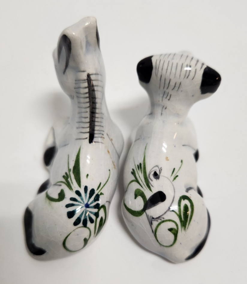 Vintage Tonala Ceramic 15 Piece Mexican Folk Art Nativity Set Holy Family