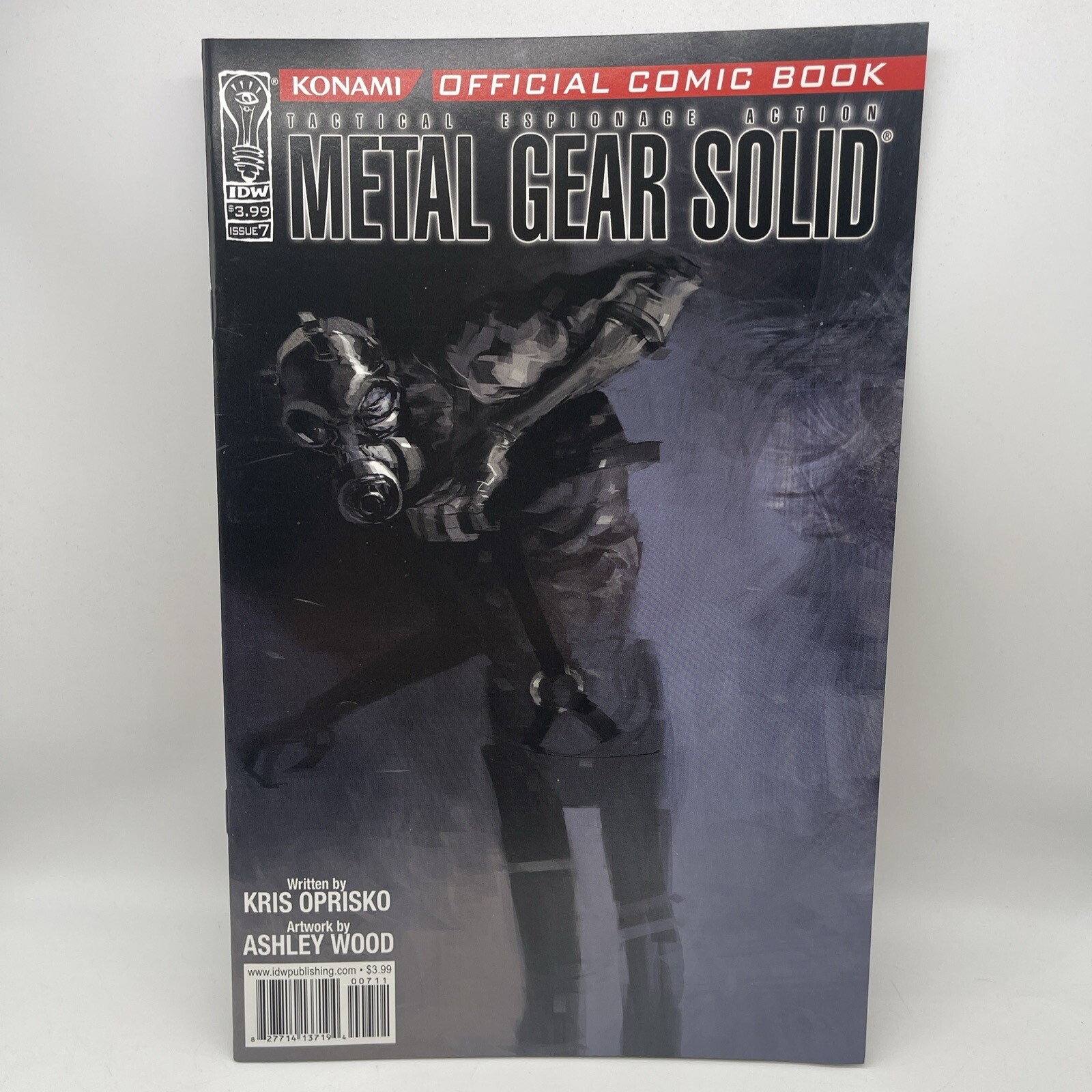 KONAMI METAL GEAR SOLID # 7 IDW COMICS 2005 ASHLEY WOOD ART FIRST PRINTING