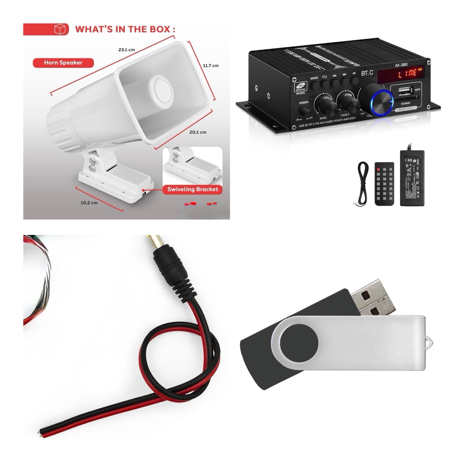 Ice Cream Truck Music Box Kit- LOUD! Bluetooth Or USB!! Omni 2 Replacement