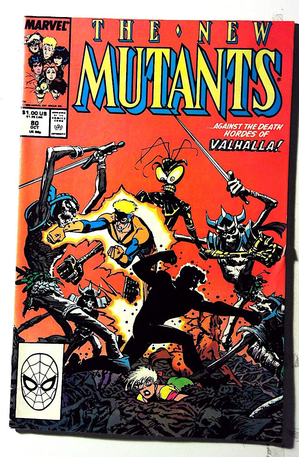 The New Mutants #80 (1989) Marvel Comics 1st Print Comic Book