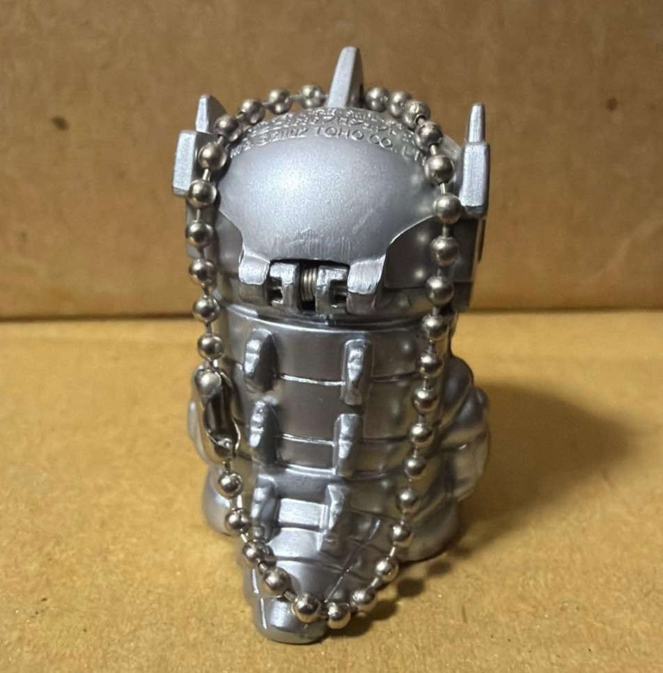 Hamtaro Godzilla × MechaGodzilla Gojiham 2002 Theater Exclusive Keychain Silver