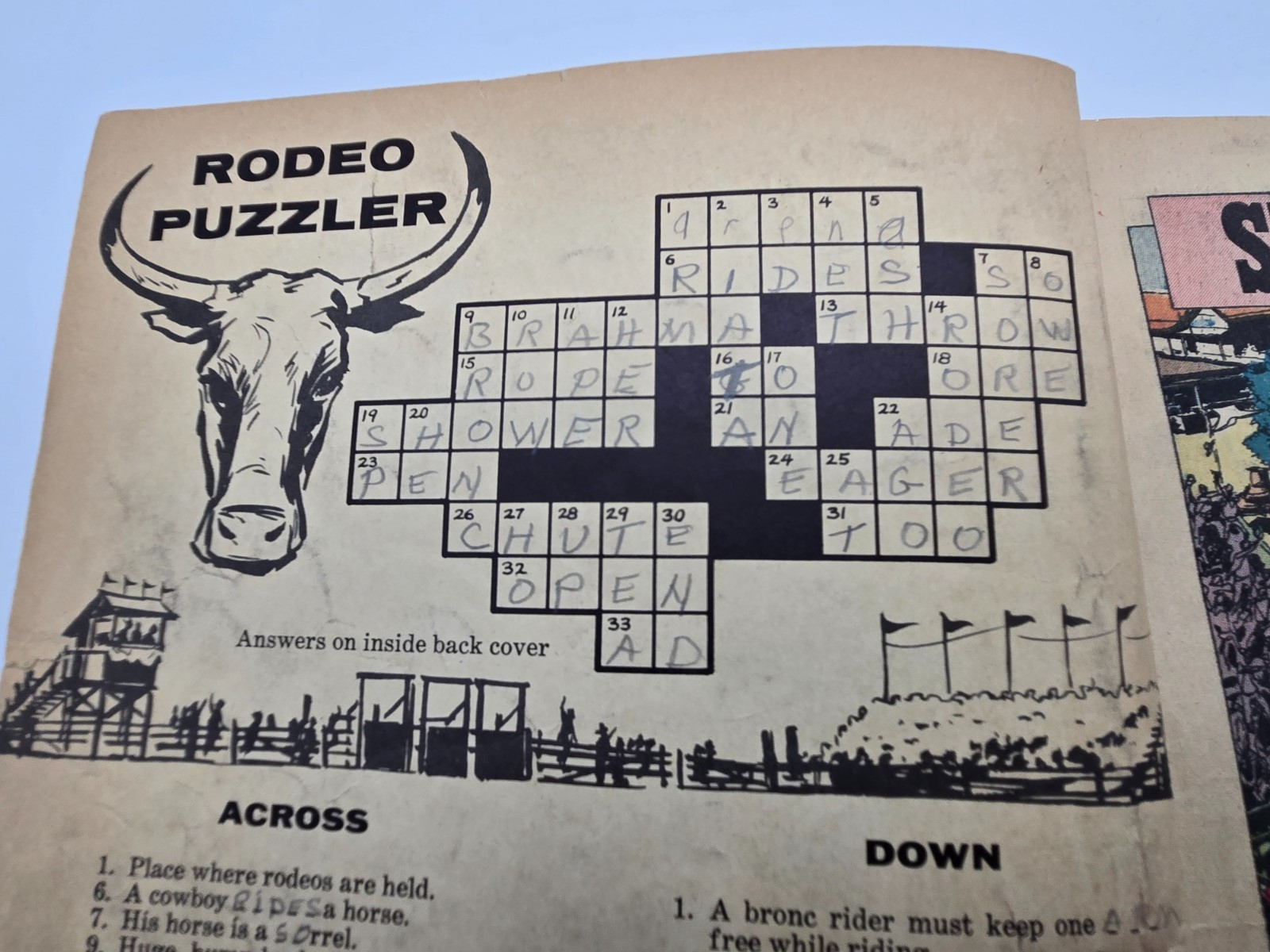 Dell Golden West Rodeo Treasury #1 (1957) Very Low Grade Reader