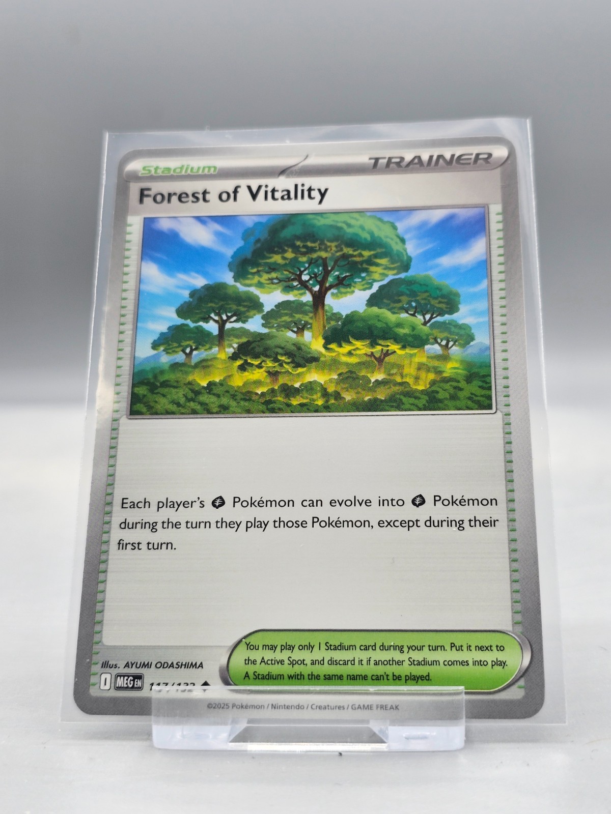 117/132 Forest of Vitality : Uncommon Card : Mega Evolution: Pokemon TCG