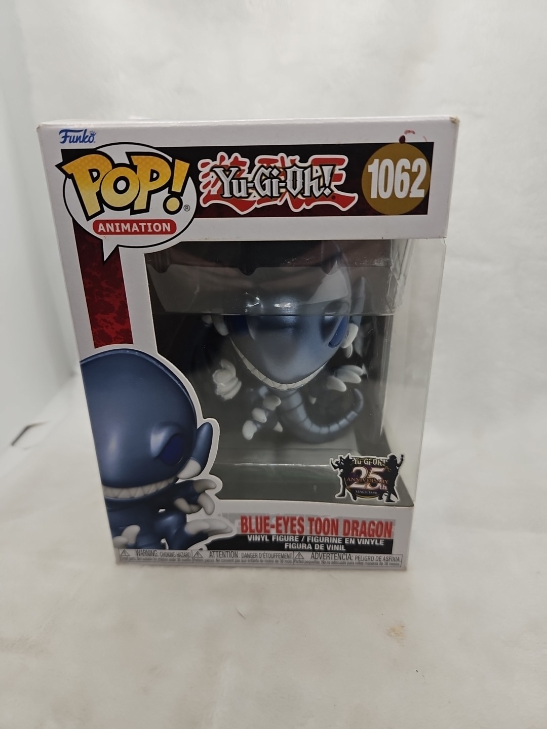 Funko Pop! Vinyl: Yu-Gi-Oh! – Blue-Eyes Toon Dragon (Metallic) #1062