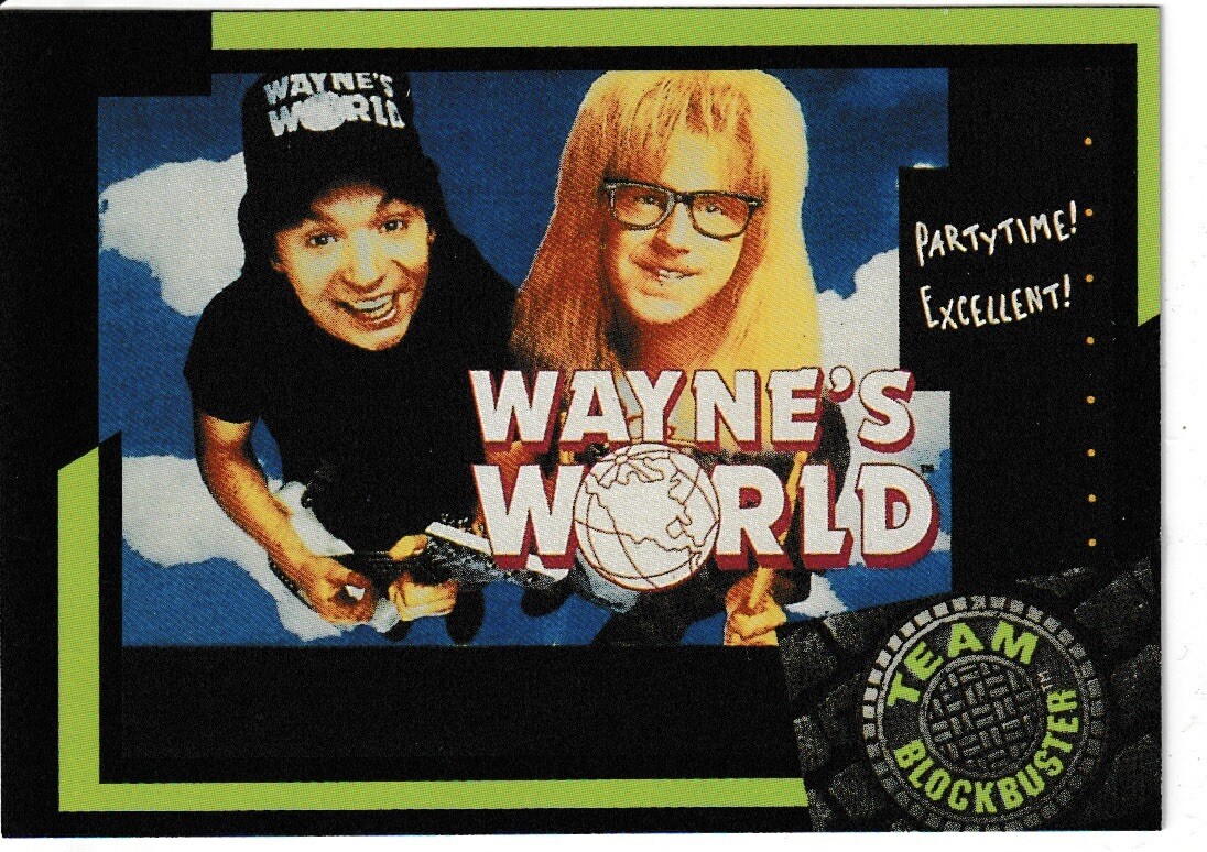 1993 Team Blockbuster Waynes World Video Game Trading Card #43