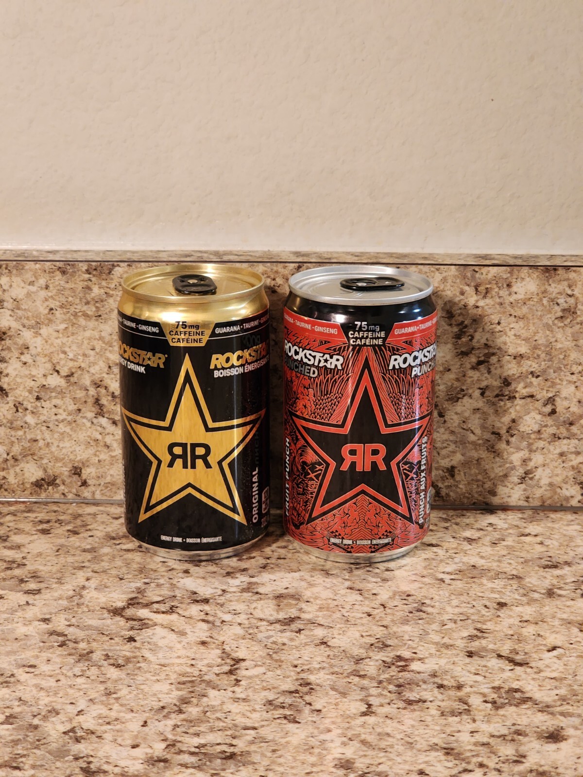 Rockstar Energy Original & Fruit Punch Full 7.5oz Cans CANADA 🇨🇦