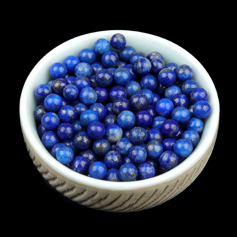 100pcs 4mm Natural Lapis Lazuli Stone Round Ball Shape No Hole Beads Wholesale