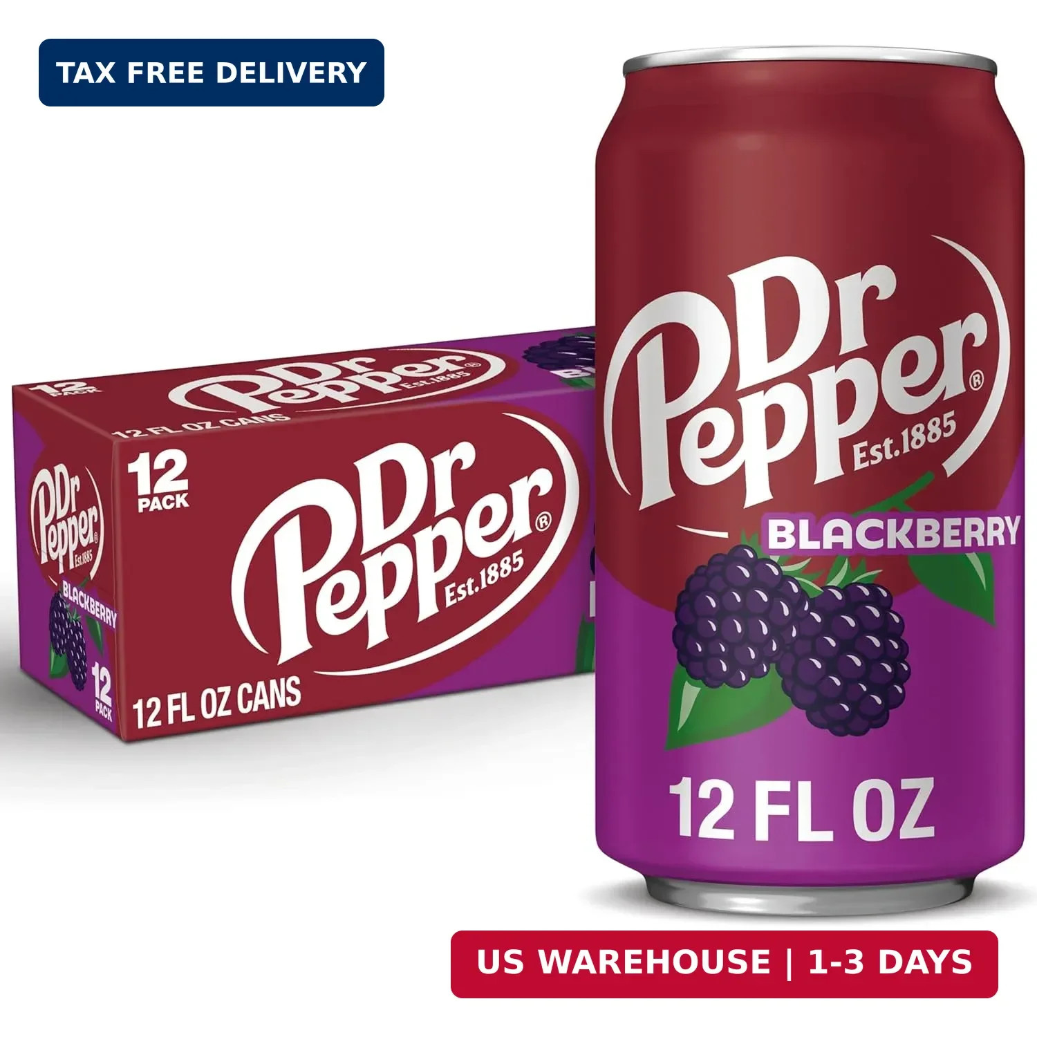 Dr. Pepper Blackberry 12oz 12pk