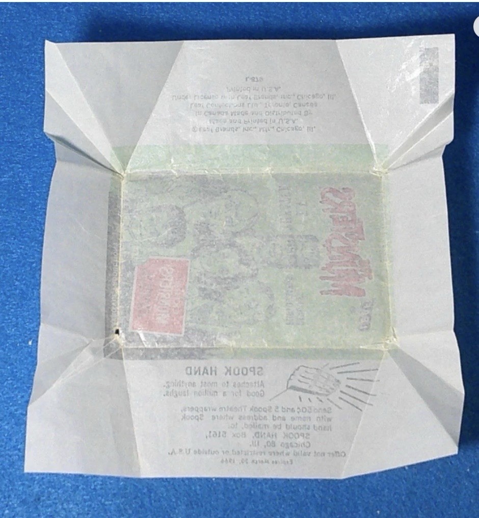 the Munsters 1964 Leaf + Monster Initial Topps original wax gum card wrappers
