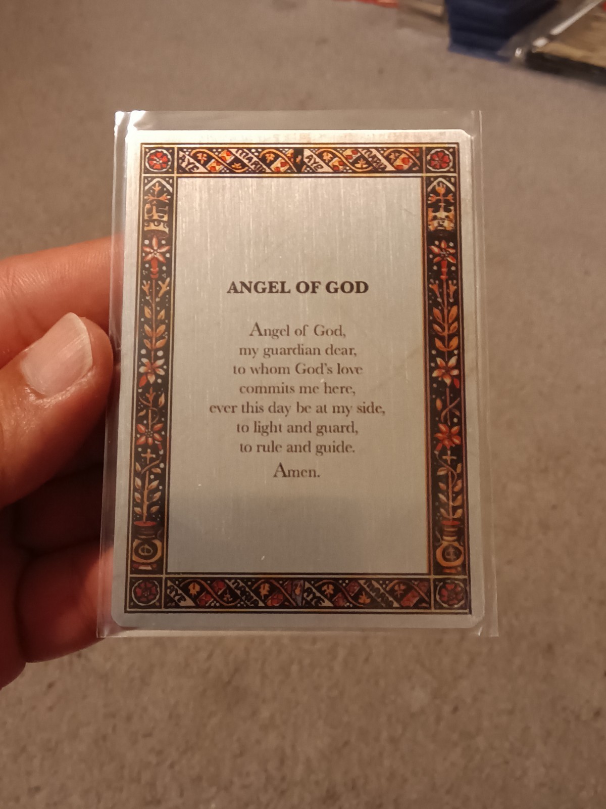 2025 Dynamic Forces Pope Leo XIV Collector’s Special Metal Prayer Card #10 SSP