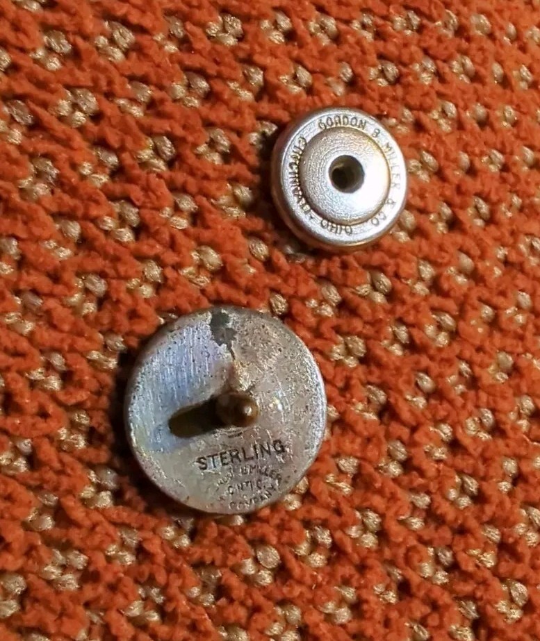 Procter & Gamble 10 Year Company Service Lapel Pin – Sterling Silver 925