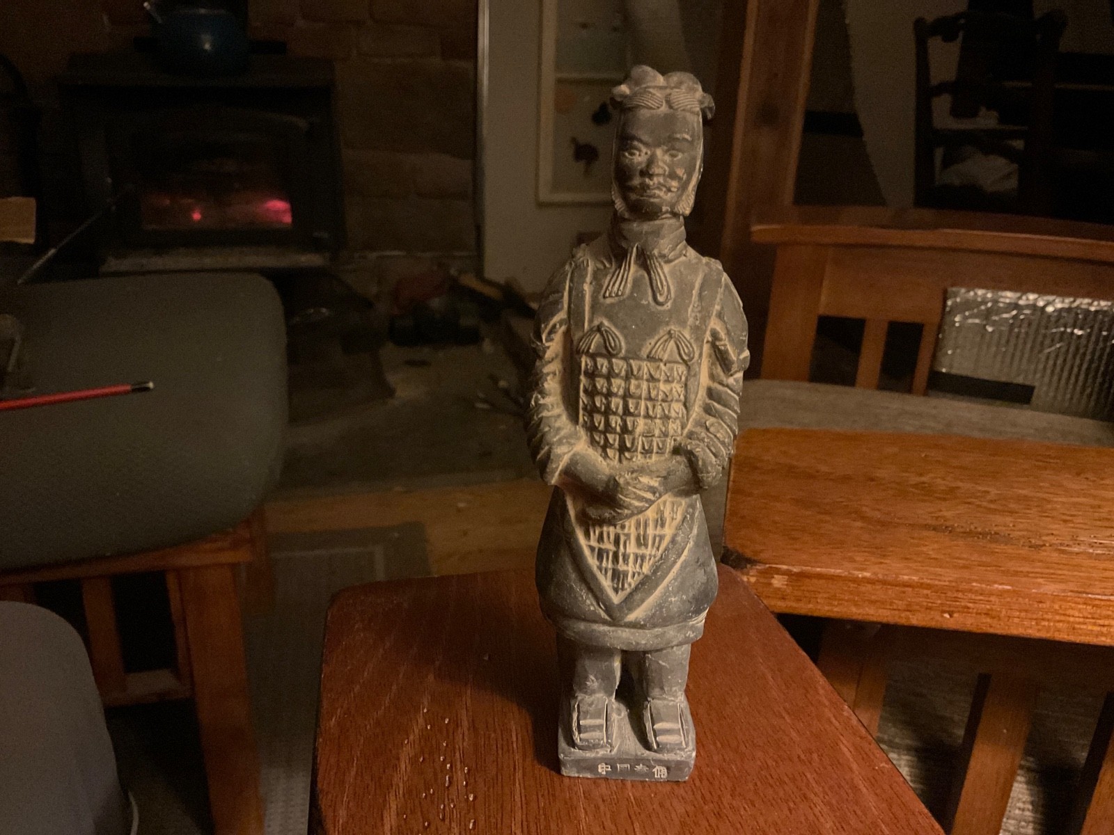 TERRACOTTA CHINESE WARRIOR STATUE army Terra Cotta Asian Soldier*