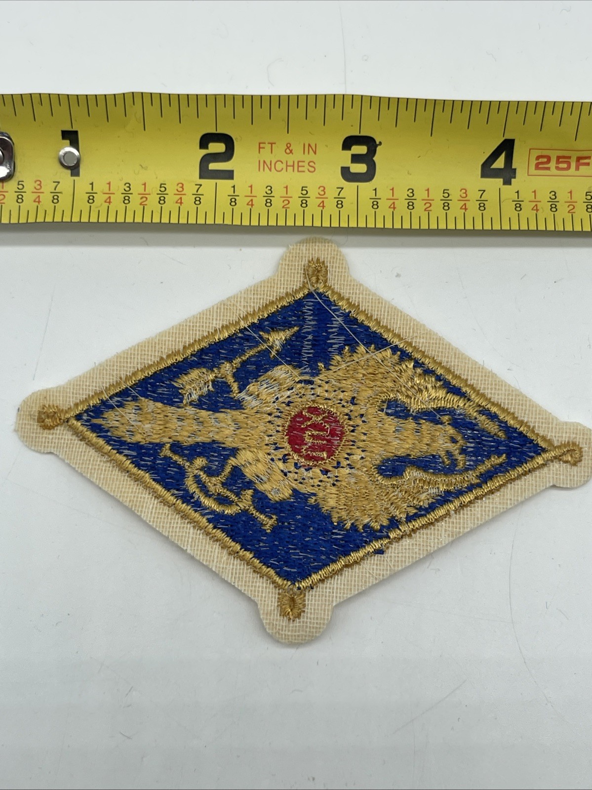 Vintage PI BETA PHI Womens Sorority Patch Original 1950s / 1960s Cut Edge Eagle
