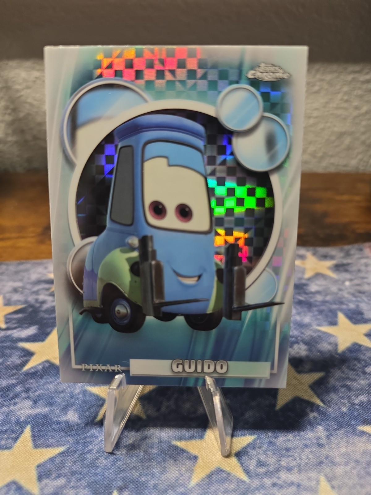 2026 Topps Disney Chrome Guido X-Fractor Cars #23
