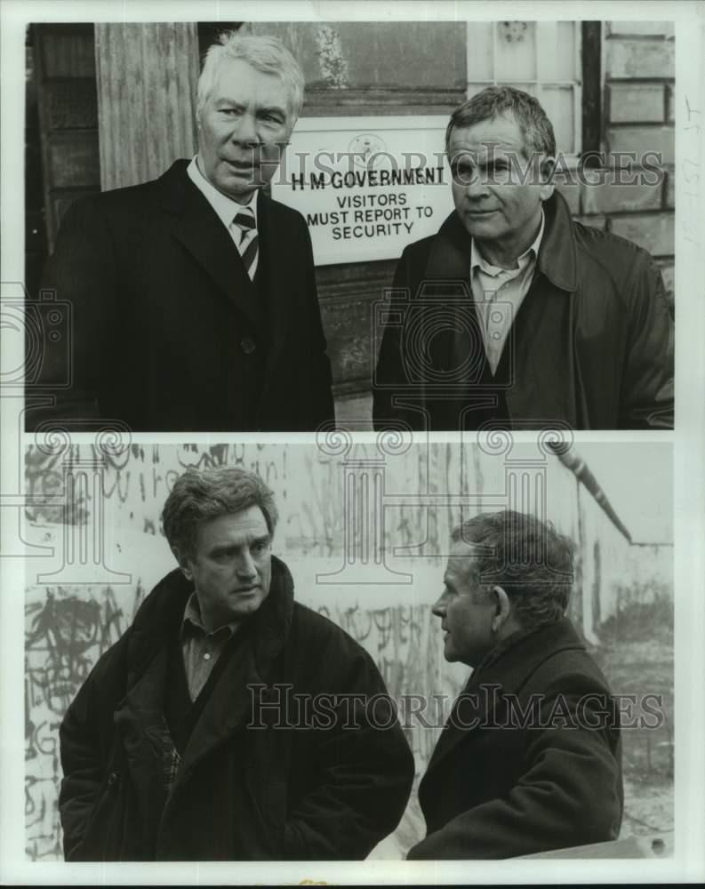 Press Photo Ian Holm in scenes from television film “Game, Set & Match”