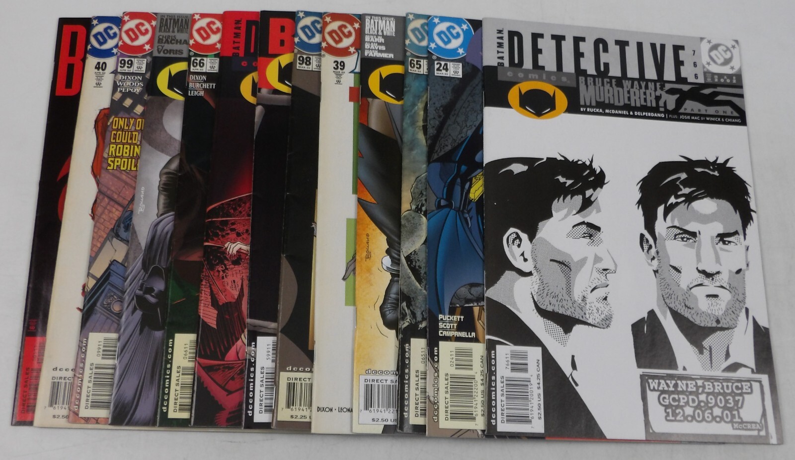 Batman: Bruce Wayne Murderer? #1-12 VF/NM complete story + 10 Cent Adventure DC