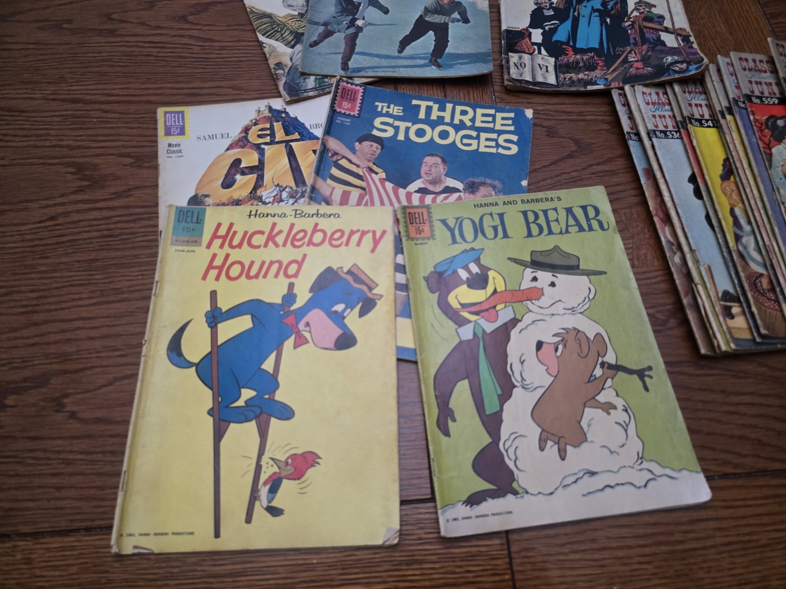 Vintage 1960s Classics Illustrated Junior Comics And Dell Lot of 26