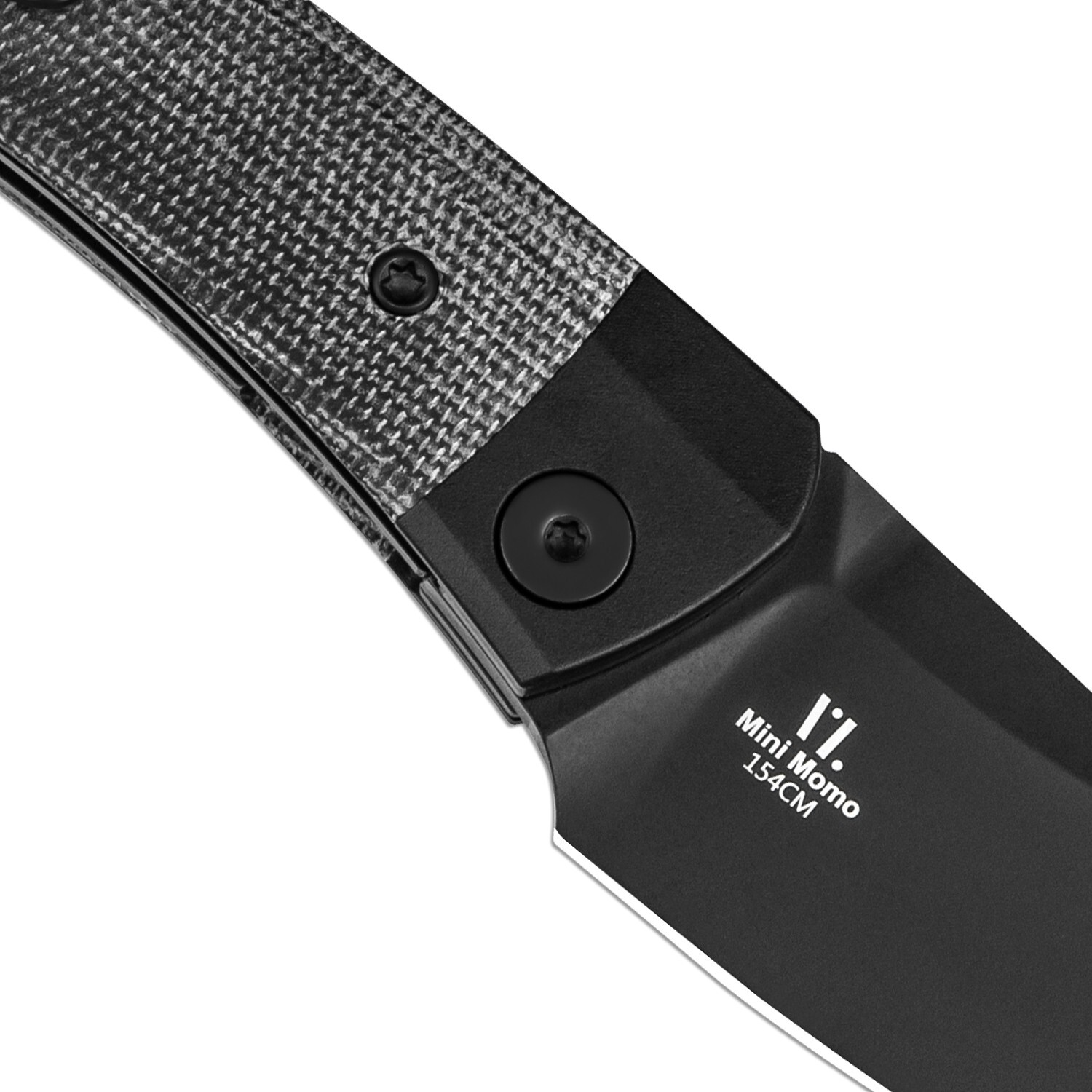 Kizer Mini Momo Drop Point Folding Knife 154CM Blade Aluminum+Micarta Handle