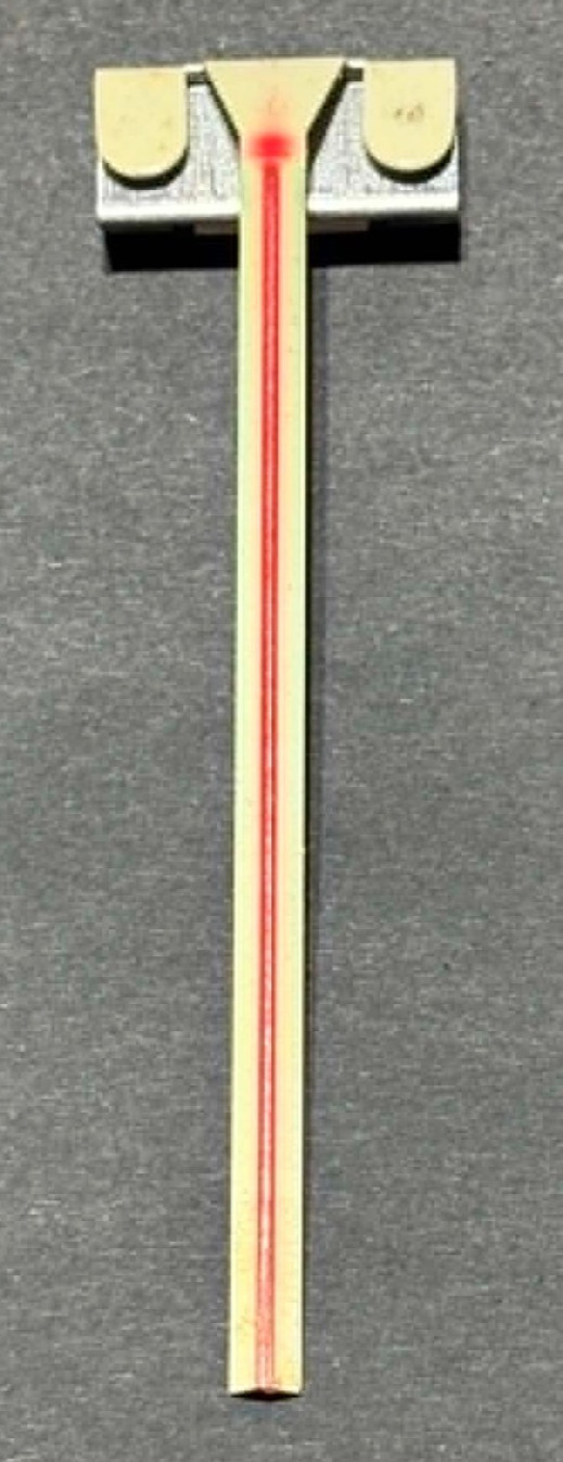 Vintage 1940’s Philco Radio White & Red Metal Dial Pointer 3 3/4″ Long