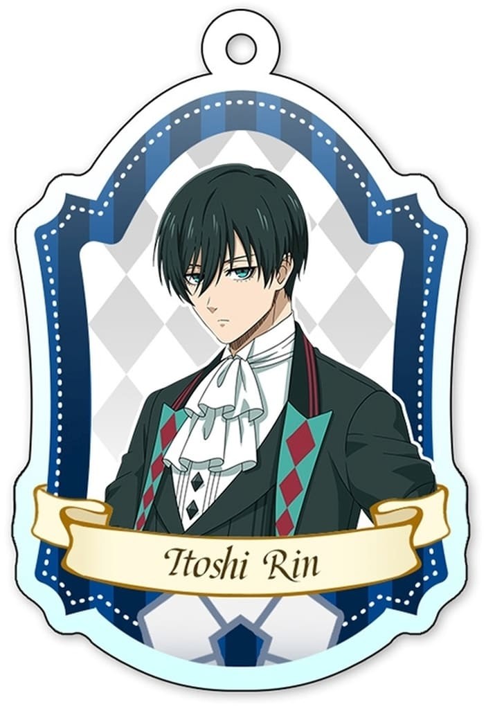 Blue Lock Rin Itoshi Circus Ver. Acrylic Keychain Japan Used