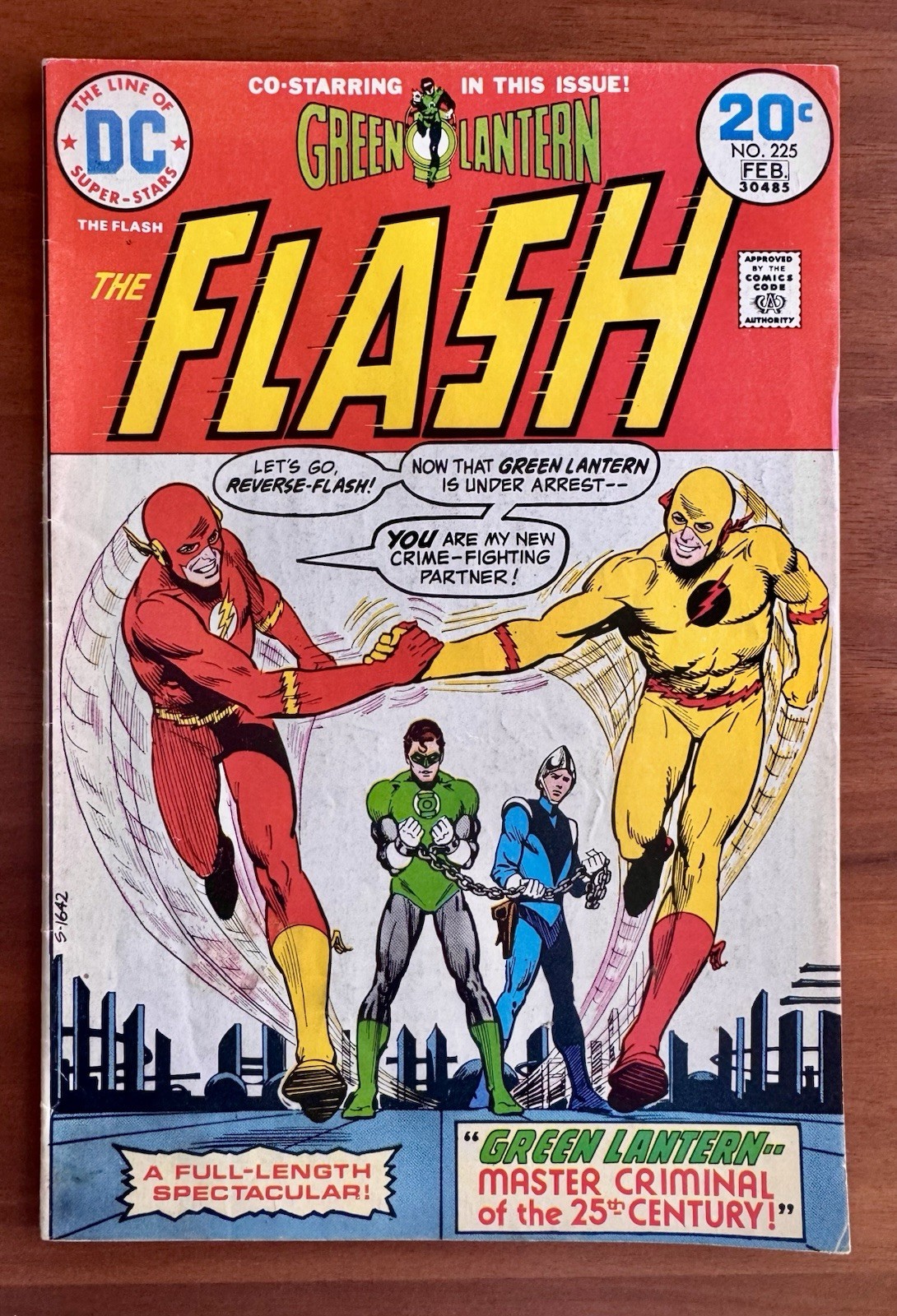 Flash #225 (1974) – Green Lantern Reverse Flash DC Comics F/VF