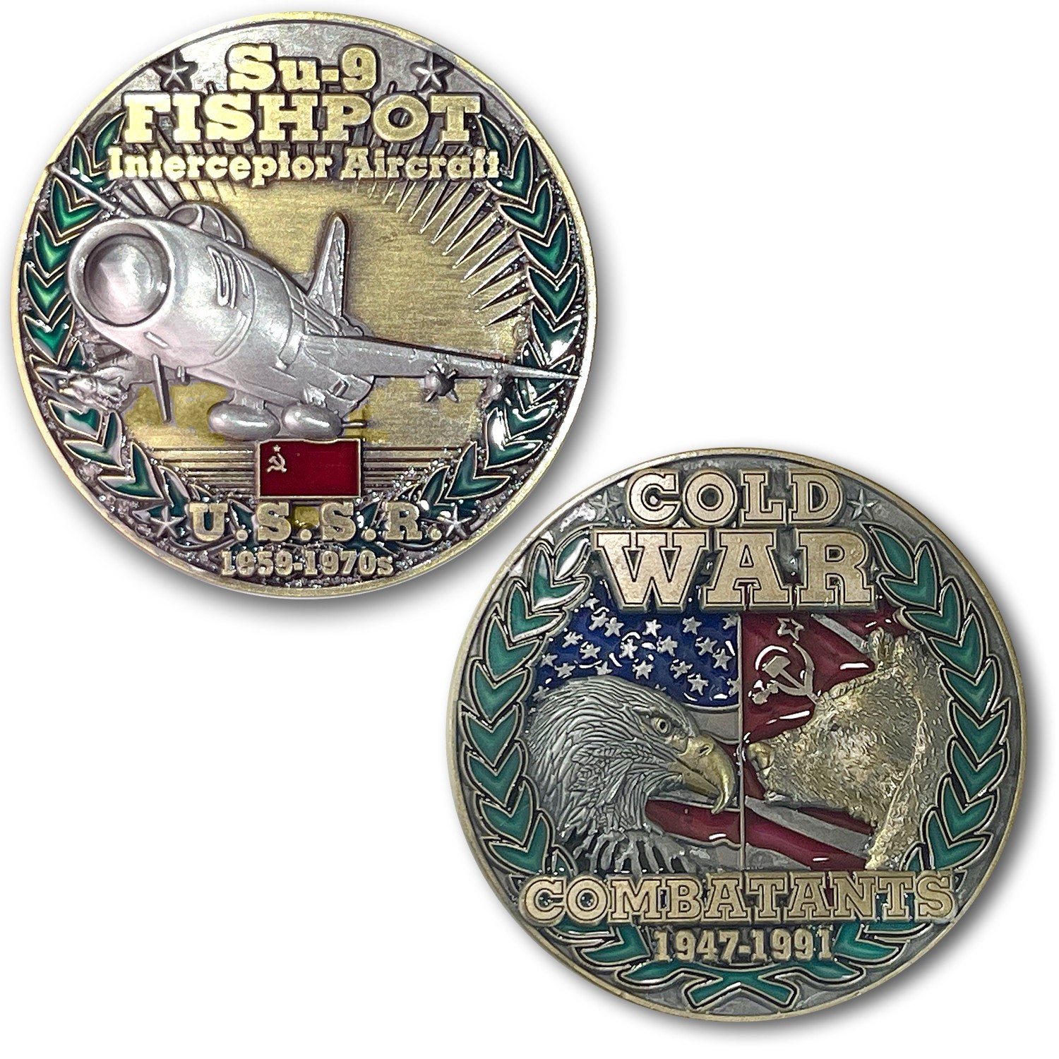 Sukhoi Su-9 USSR Cold War Combatants Challenge Coins